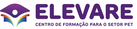 Logotipo oficial da Elevare Centro de formação para o setor pet.